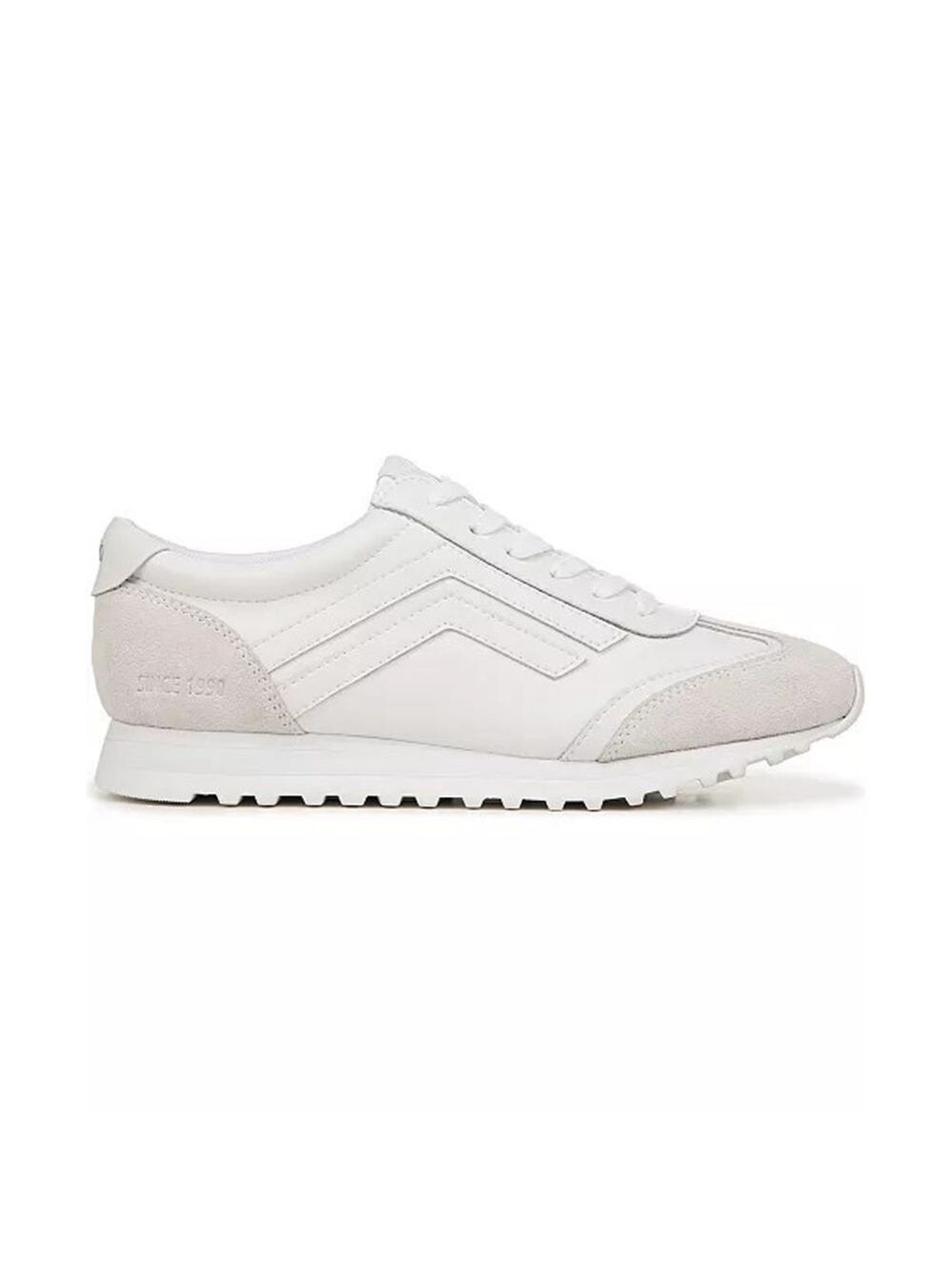 Franco Sarto Womens Matera Suede Leather Casual Sneakers SZ 9.5 M WHITE - Picture 3 of 12